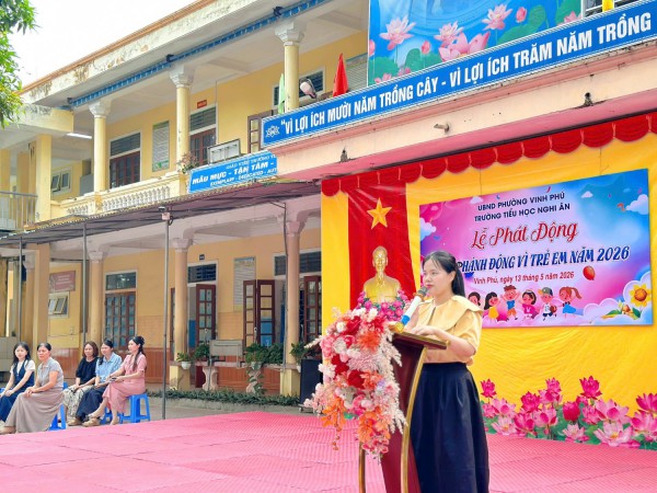 LỄ PHÁT ĐỘNG THÁNG HÀNH ĐỘNG VÌ TRẺ EM NĂM 2026
