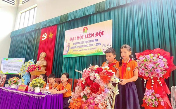 🎉🇻🇳 ĐẠI HỘI LIÊN ĐỘI TRƯỜNG TIỂU HỌC NGHI ÂN NHIỆM KỲ NĂM HỌC 2025 – 2026 🇻🇳