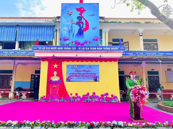 🚨 TRƯỜNG TIỂU HỌC NGHI ÂN TỔ CHỨC CHƯƠNG TRÌNH TUYÊN TRUYỀN AN TOÀN GIAO THÔNG – PHÒNG CHÁY CHỮA CHÁY – PHÒNG CHỐNG MA TÚY & CÁC TỆ NẠN XÃ HỘI 🚨