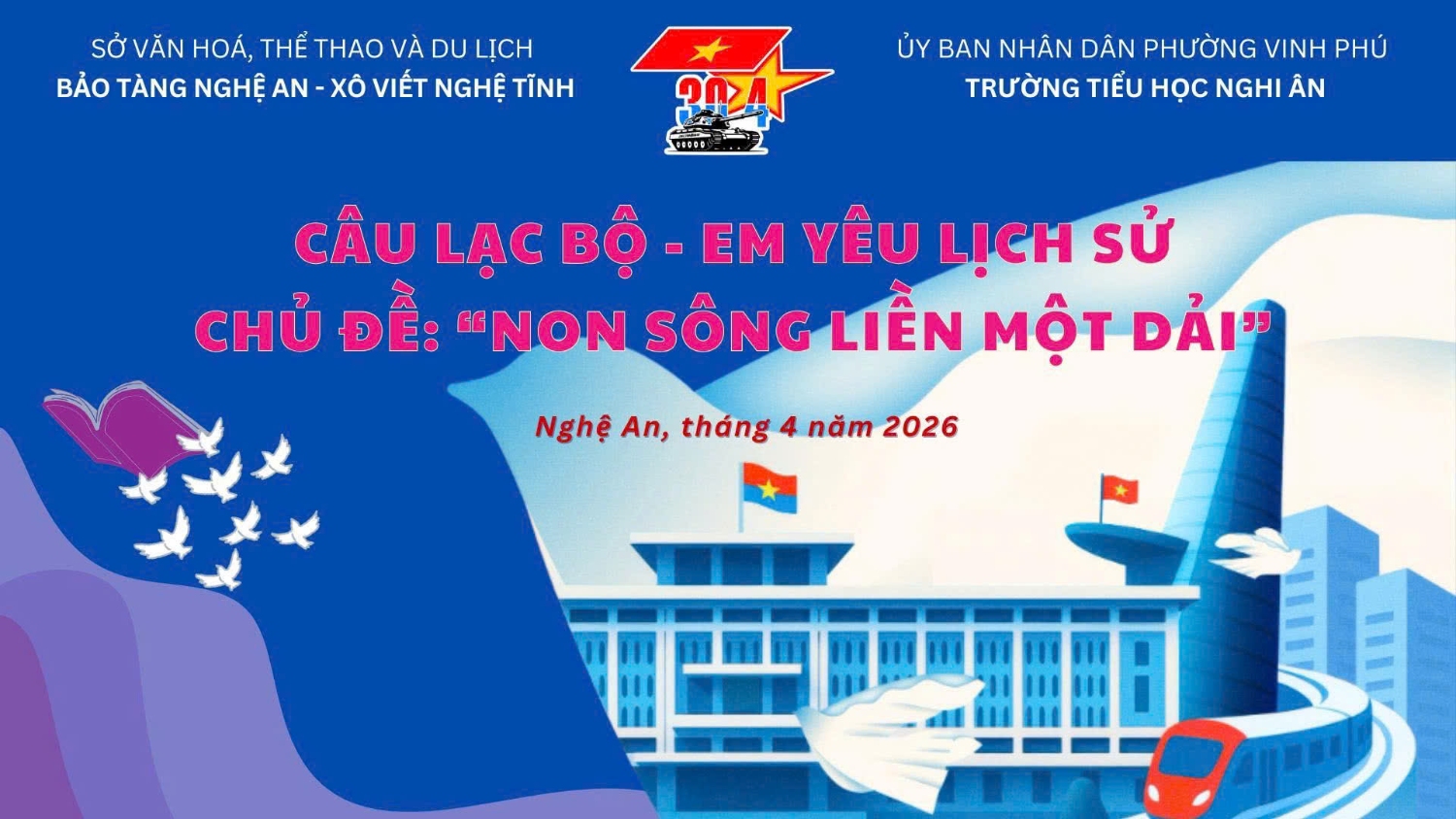 🇻🇳🎉 RỘN RÀNG CÂU LẠC BỘ “EM YÊU LỊCH SỬ” – NON SÔNG LIỀN MỘT DẢI 🎉🇻🇳